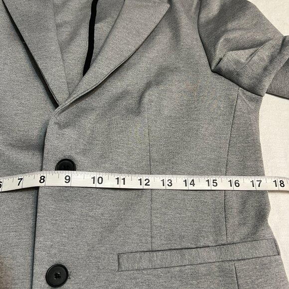 Zara Men's Blazer Gray Two Button Size Small /38R Sport Coat - Picture 8 of 11